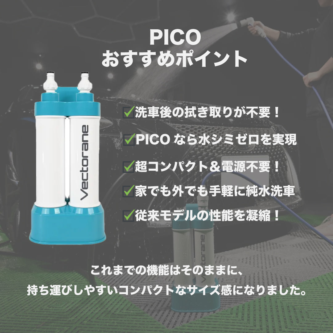 [1回のみ使用] Vectorane filo 超小型純水器PICO 超小型純水器「PICO」
